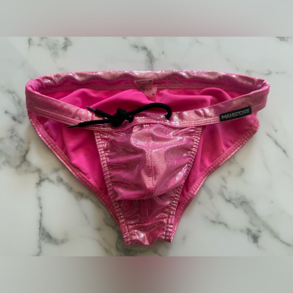 Pink Men's Swim Trunks